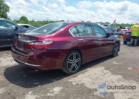 2016 Honda Accord Sport from USA, damaged, VIN 1HGCR2F5XGA034888